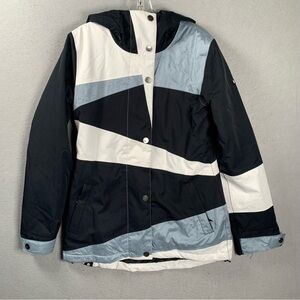 Roxy Snow Jacket Women’s Small Slim Fit Colorblock Ski Snowboard 10K Thinsulate